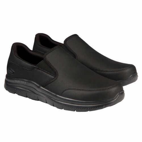Skechers Men`s Work Footwear Slip Slip ON Shoe Black US11 Reg | 196311238109 - Skechers shoes - Black | SporTipTop