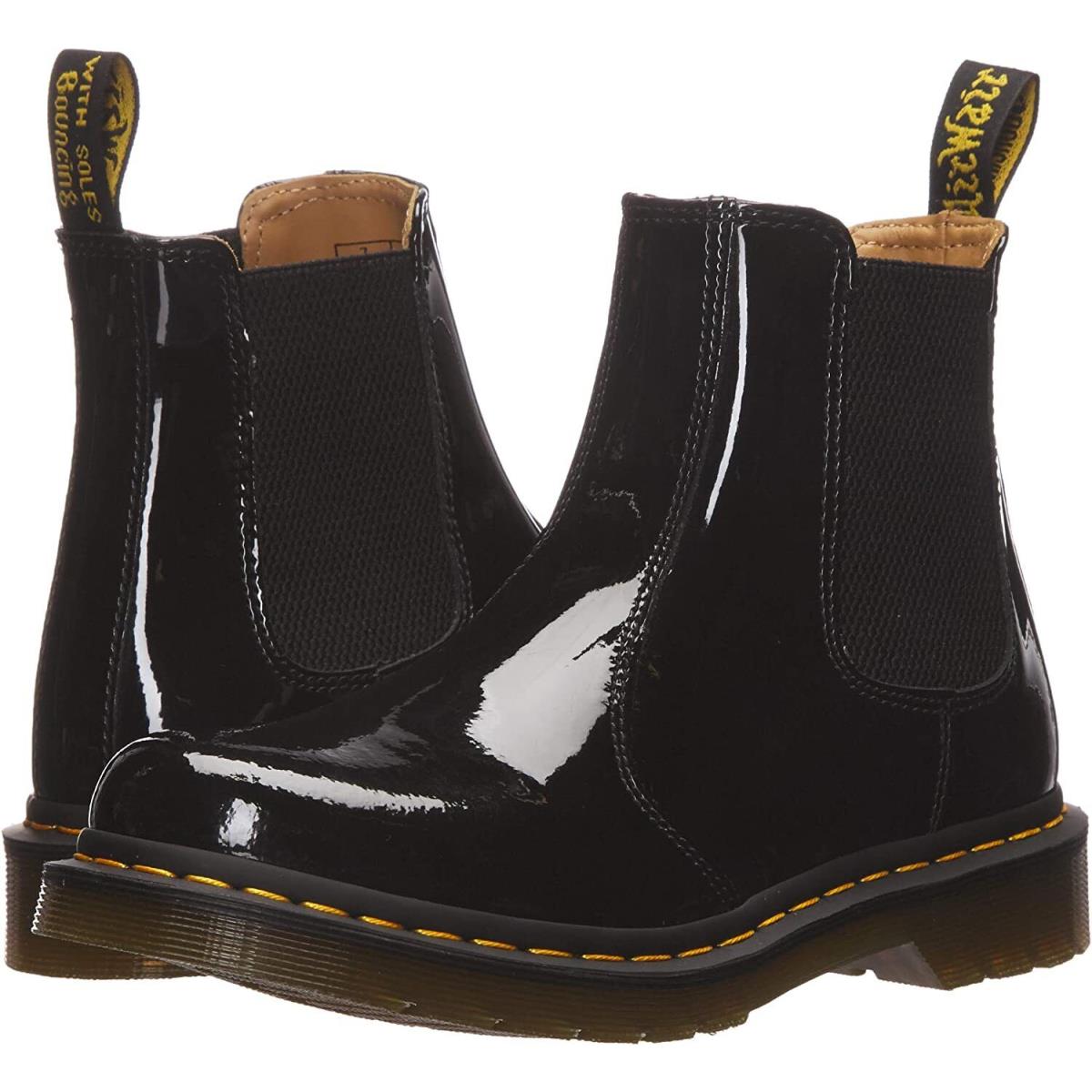 Women`s Shoes Dr. Martens 2976 Leather Chelsea Boots 25278001 Black Patent