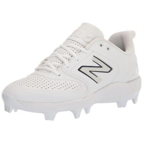 New Balance Womens Fresh Foam Velo V3 Molded Softball Shoe White/white 12 Wide - White/White