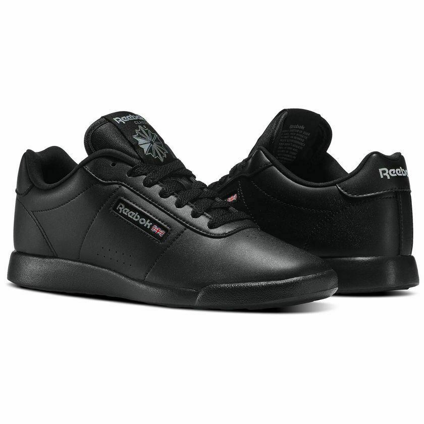 Reebok Women`s Princess Lite Walking Shoes Black AR1266