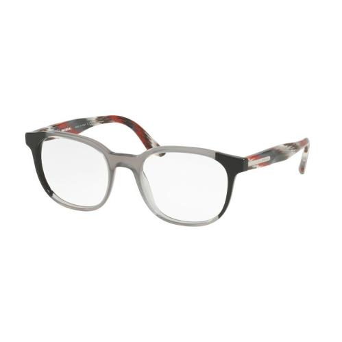 Prada Eyeglasses PR 04UVF VYL1O1 Conceptual Black/grey/black 54MM