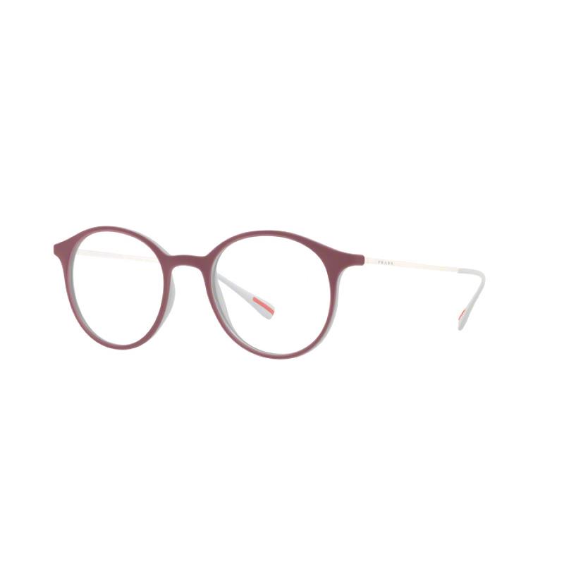 Prada Linea Rossa Eyeglasses PS 02IV VYZ1O1 Top Bordeaux/grey Rubber 51MM