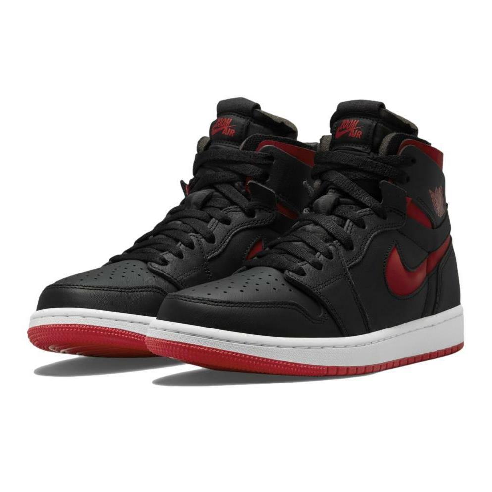 Nike Women`s Air Jordan 1 Zoom Air Cmft `black University Red` Shoes CT0979-006 - Black