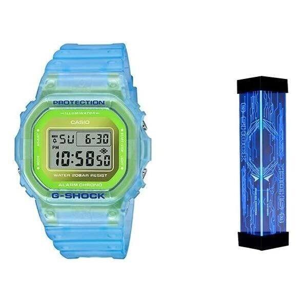 Casio G-shock Fluorescent Colors Semi-transparent Men`s Watch DW-5600LS-2