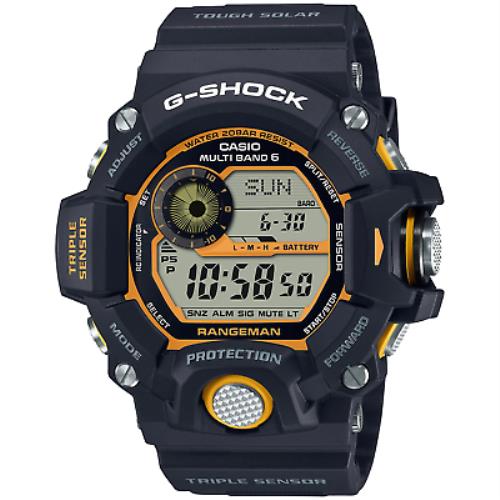 G-shock GW9400 Rangeman Black Yellow Watch