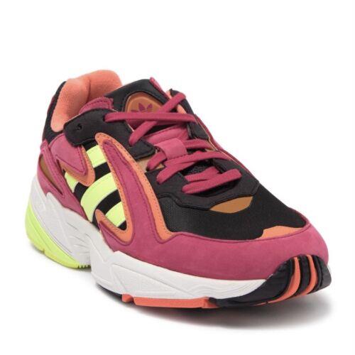 Yung-96 Chunky Pink Hi-res Yellow Sneakers Shoes Men`s Size 9 | - Adidas shoes Yung Chasm Pink , CBLACK/HIREYE/ENEPNK Manufacturer | SporTipTop