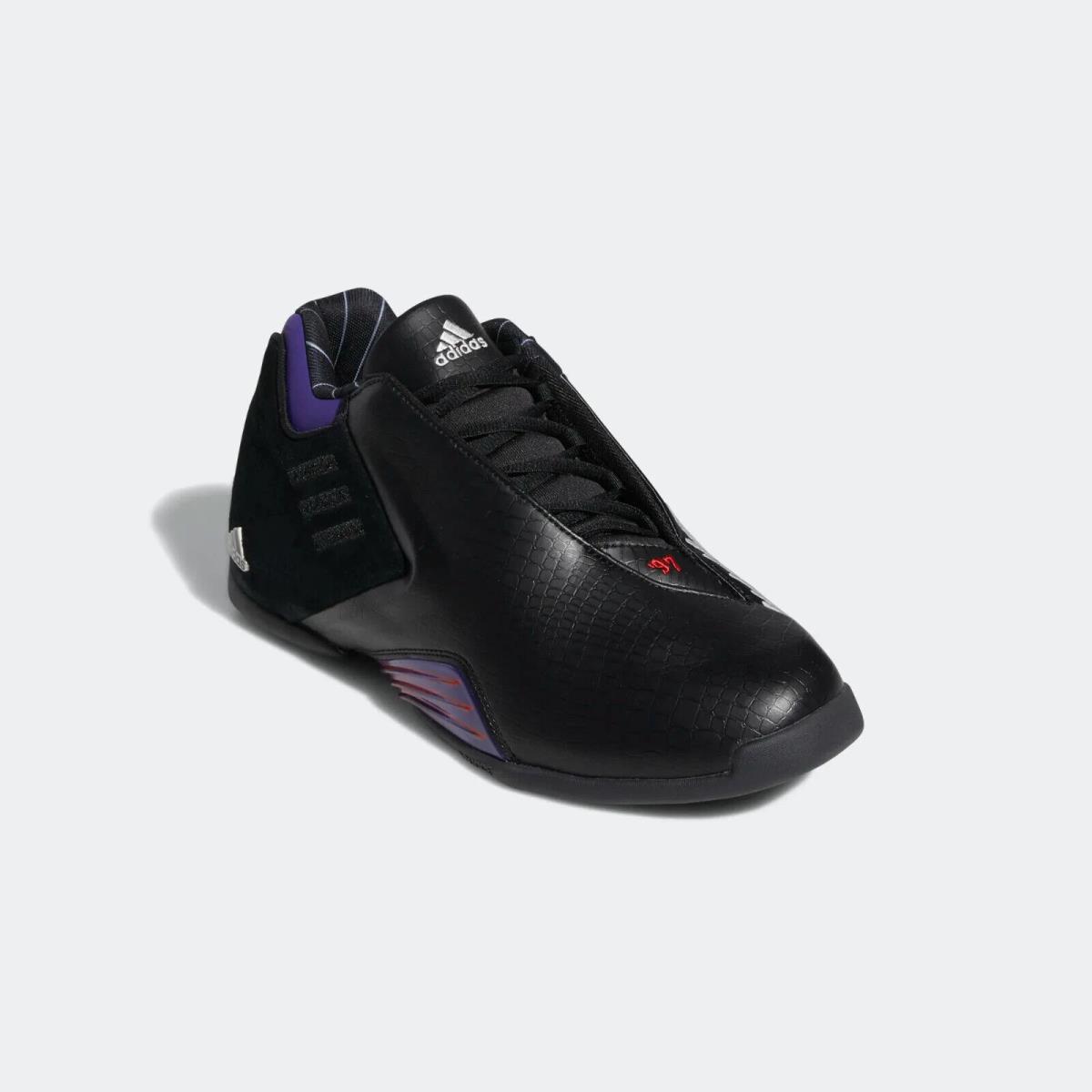 Adidas Tmac 3 Restomod Basketball Shoes Black / Purple Sz 8.5 FX4993