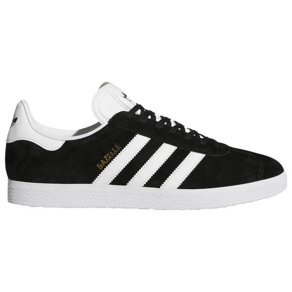 Mens Adidas Unisex Gazelle_black/white BB5476-SIZE 9 - BLACK/WHITE