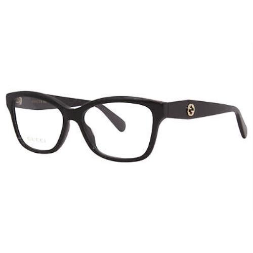 Gucci GG0798O 001 Eyeglasses Women`s Black Full Rim Optical Frame 53mm