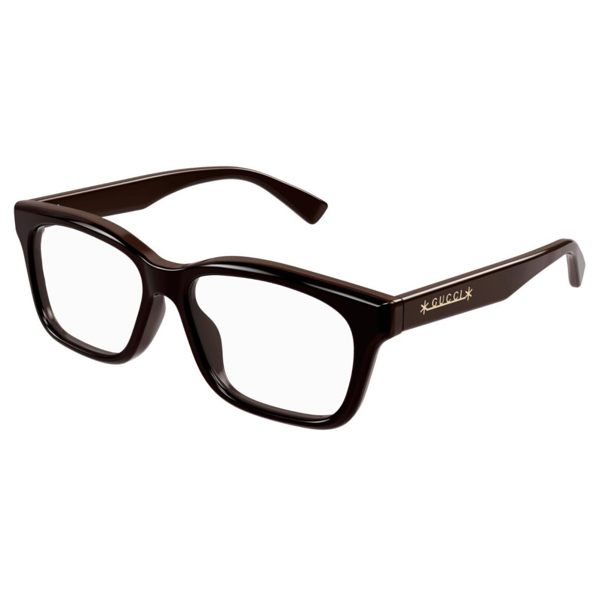 Gucci GG1177O 003 Brown Rectangular Men`s Eyeglasses - Frame: Brown