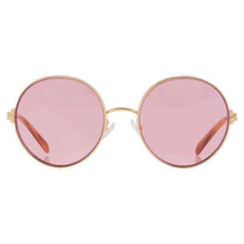 Tory Burch Pink Round Ladies Sunglasses TY6096 336084 54 TY6096 336084 54
