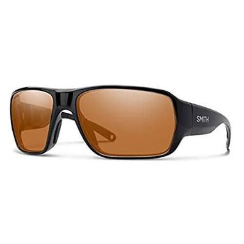 Smith Optics Castaway Designer Unisex Wrap Sunglasses Black/polarchromic Copper