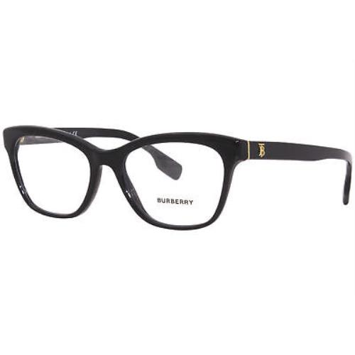 Burberry Mildred BE2323 3001 Eyeglasses Women`s Black Full Rim Square Shape 54mm