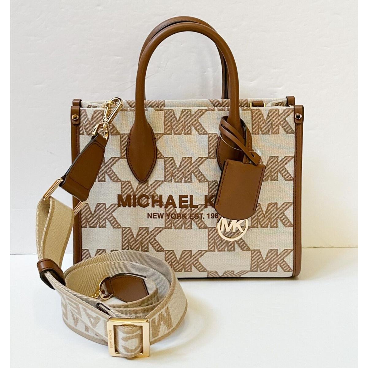 Michael Kors Mirella Small Shopper Satchel Crossbody Bag Mk Poppy