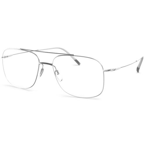 Silhouette Eyeglass Frames Dynamics Colorwave Fullrim 5525 7300 Titan White