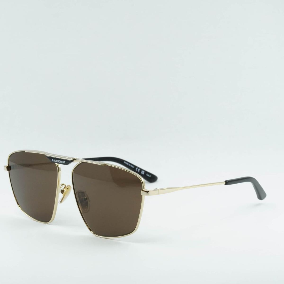 Balenciaga BB0246SA 003 Gold/brown 61-15-145 Sunglasses