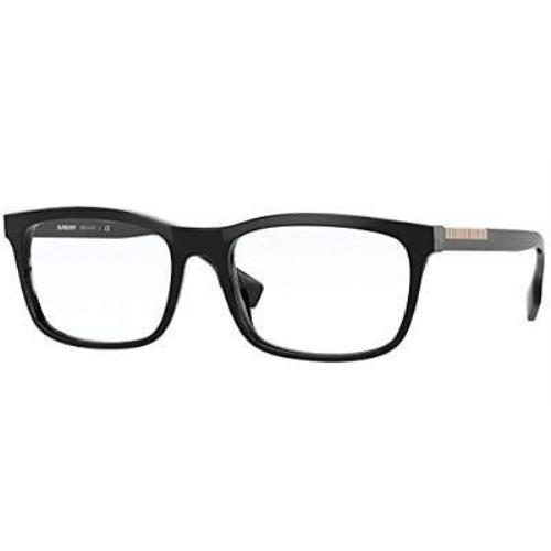 Burberry Rx Eyeglasses BE 2334-3001 Black W/demo Lens 55mm