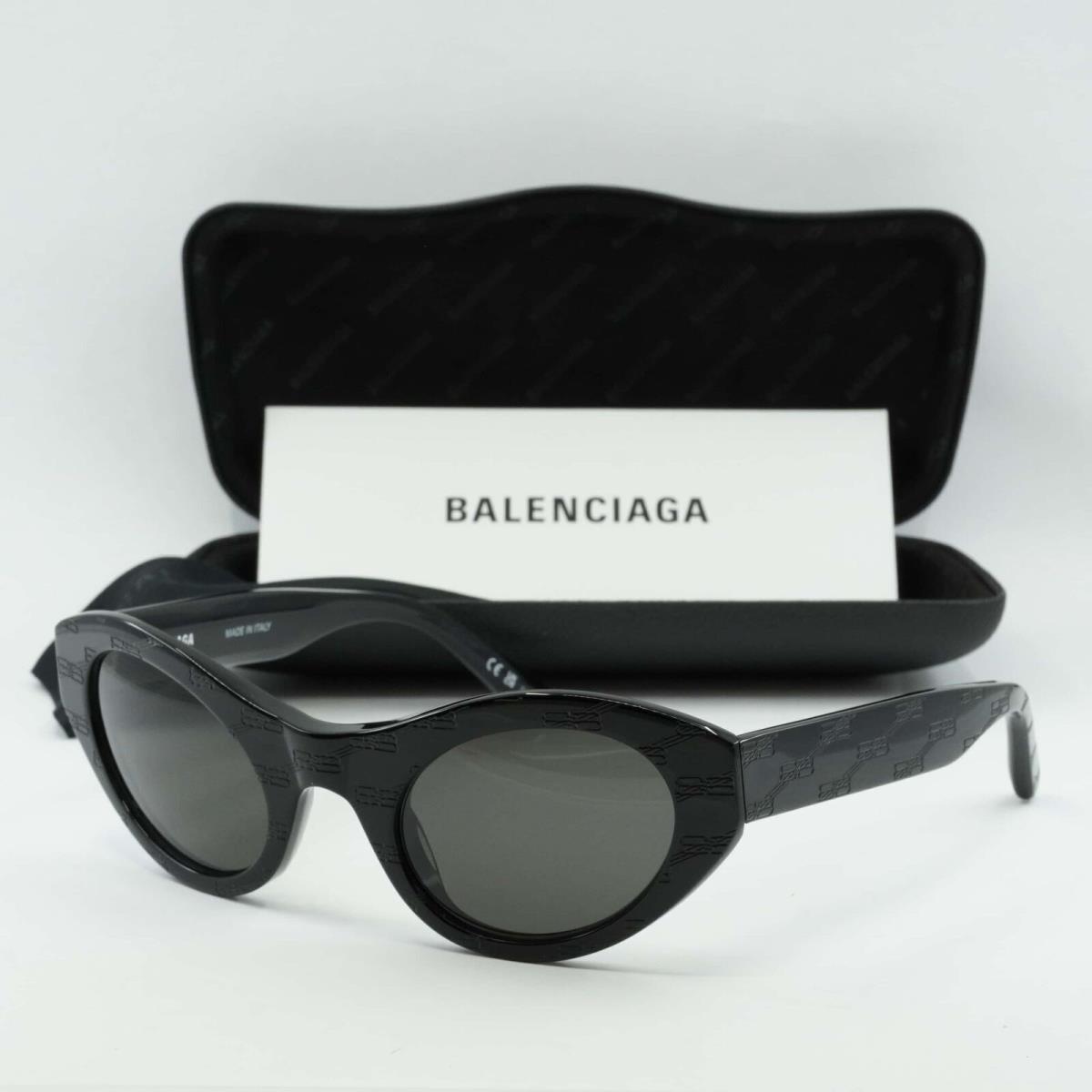 Balenciaga BB0250S 001 Black/grey 52-26-140 Sunglasses