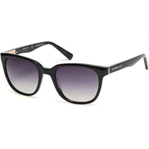 Sunglasses Kenneth Cole York KC 7247 05D Black/other/smoke Polarized