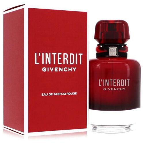 L`interdit Rouge Perfume By Givenchy Eau De Parfum Spray 2.6oz/77ml For Women