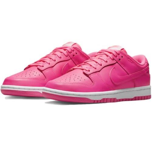 Nike Dunk Low `hyper Pink` Women`s Shoes Sneakers DZ5196-600 - Hyper Pink