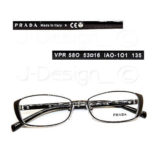 Prada eyeglasses  - Frame: Browns (IAO-1O1), Lens: 0