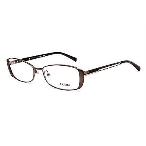 Prada eyeglasses  - Frame: Browns (IAO-1O1), Lens: 1