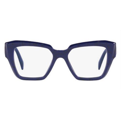 Prada PR 09ZV Eyeglasses Women Marmo Baltico Square 51mm