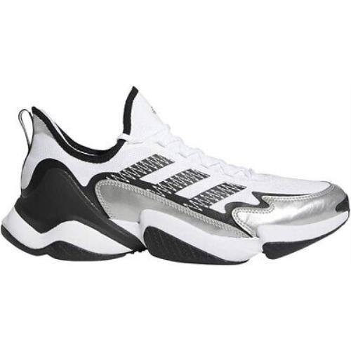 Adidas Men`s SM Impact Flx Football Shoes White Black Silver Metallic 13
