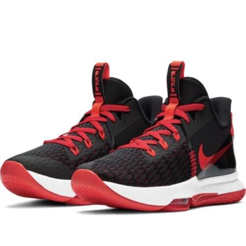 Nike Lebron Witness 5 Basketball Shoes Black/red Men
