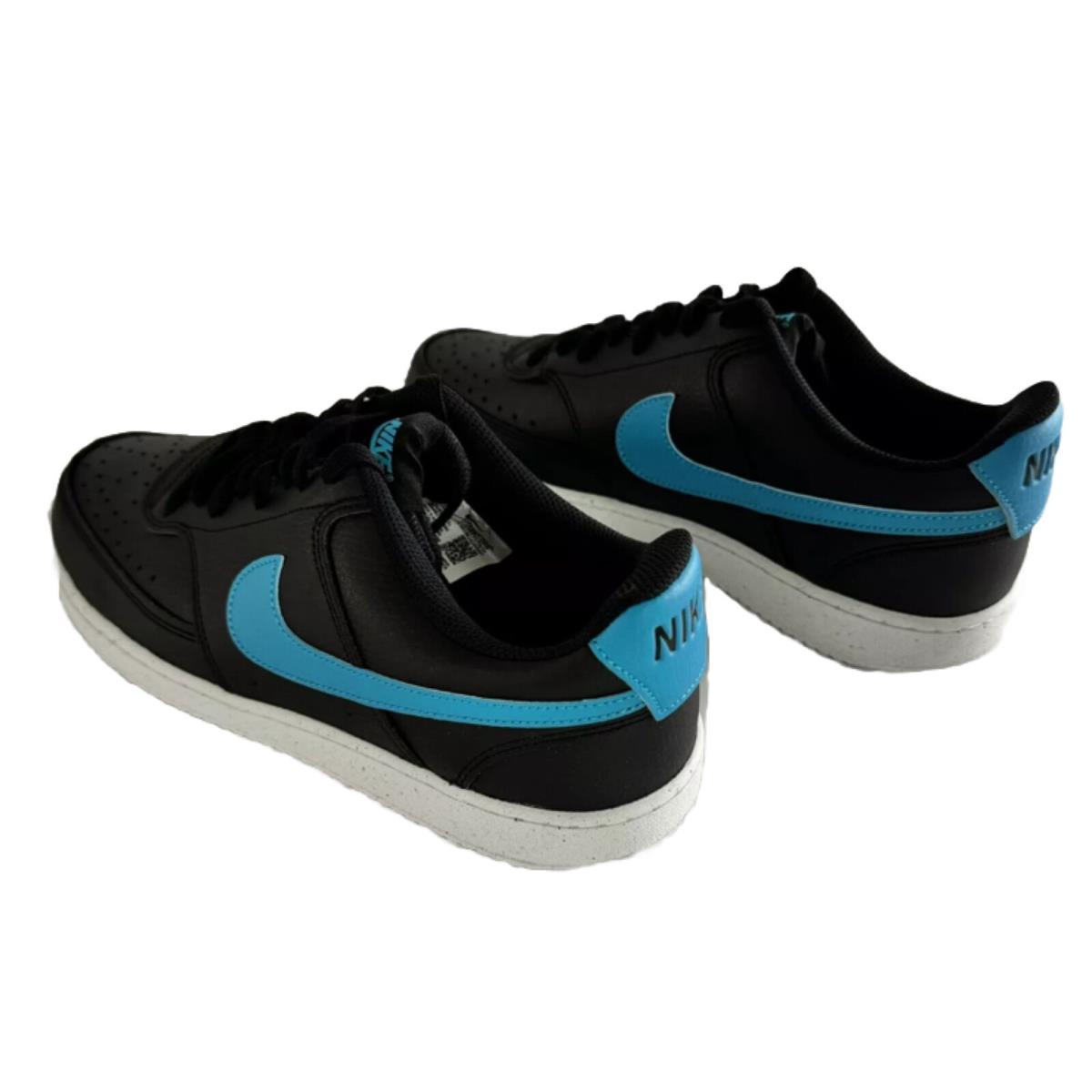 Nike Court Vision Low Men s Sz 13 Casual Sneaker Shoes Black/blue DH2987-005 - Black