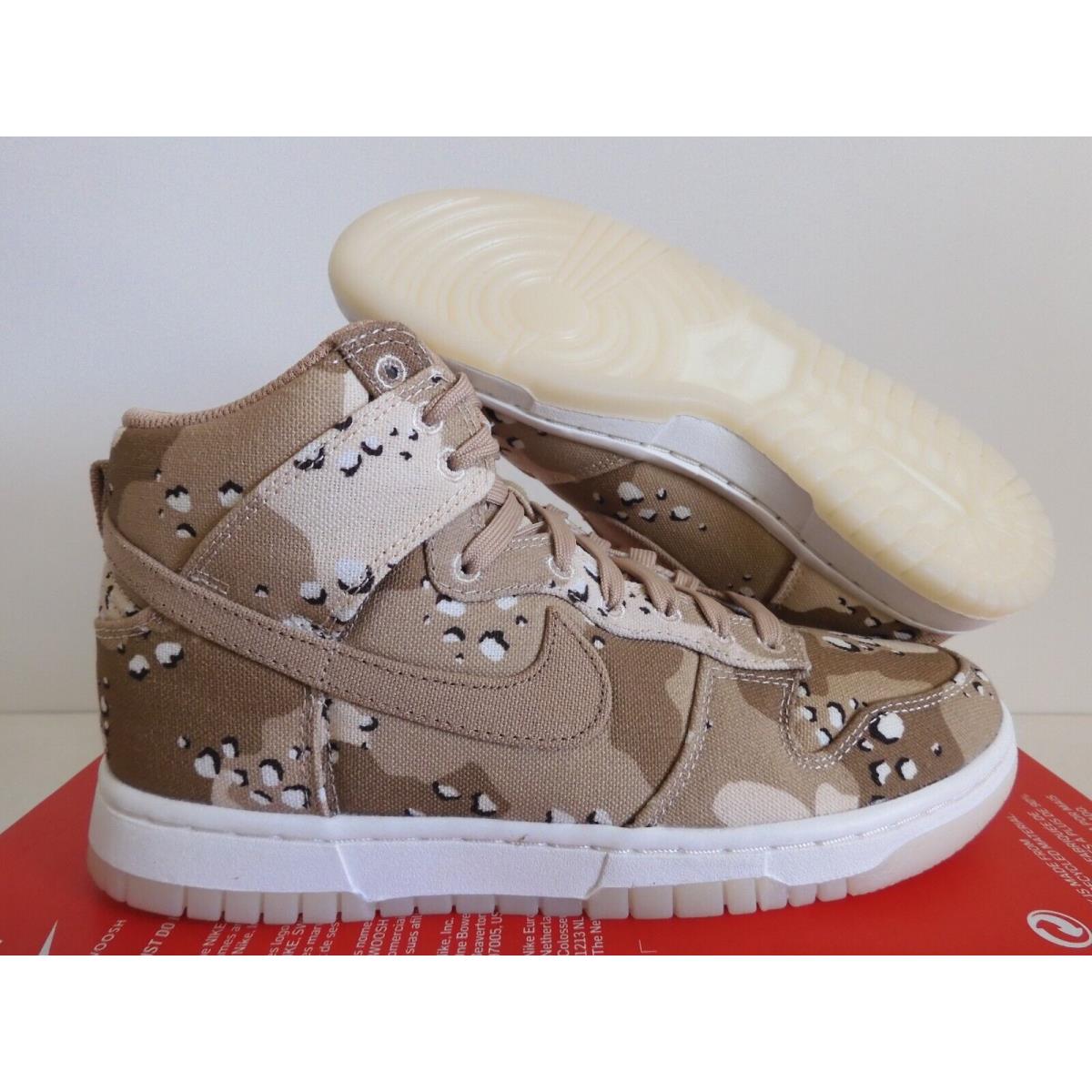 Wmns Nike Dunk High Hemp-soft Pink-sail Camo SZ 9.5 DX2314-200 - Brown