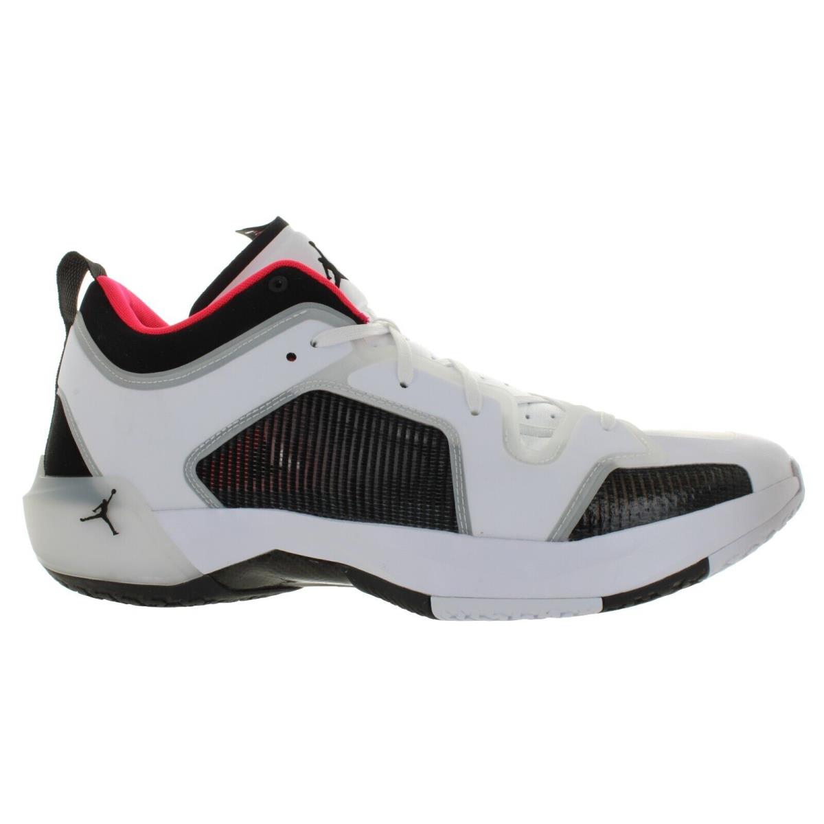 Nike Men`s Air Jordan Xxxvii Low White-siren Red Basketball Shoes Size 18