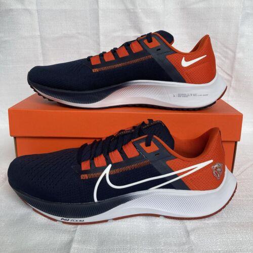 Nike Air Zoom Pegasus 38 Chicago Bears Shoes DJ0811 400 Blue Orange Size 5.5