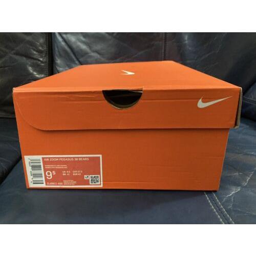 Nike Air Zoom Pegasus 38 Chicago Bears Shoes DJ0811-400 Blue Orange 6.5 / 6  1/2