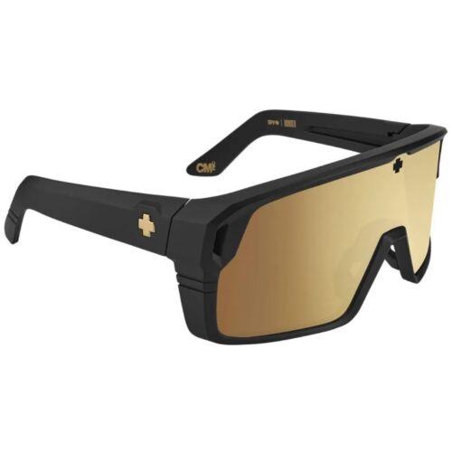 Spy Optic Monolith Sunglasses - Soft Matte Black / Club Midnite Gold Spectra
