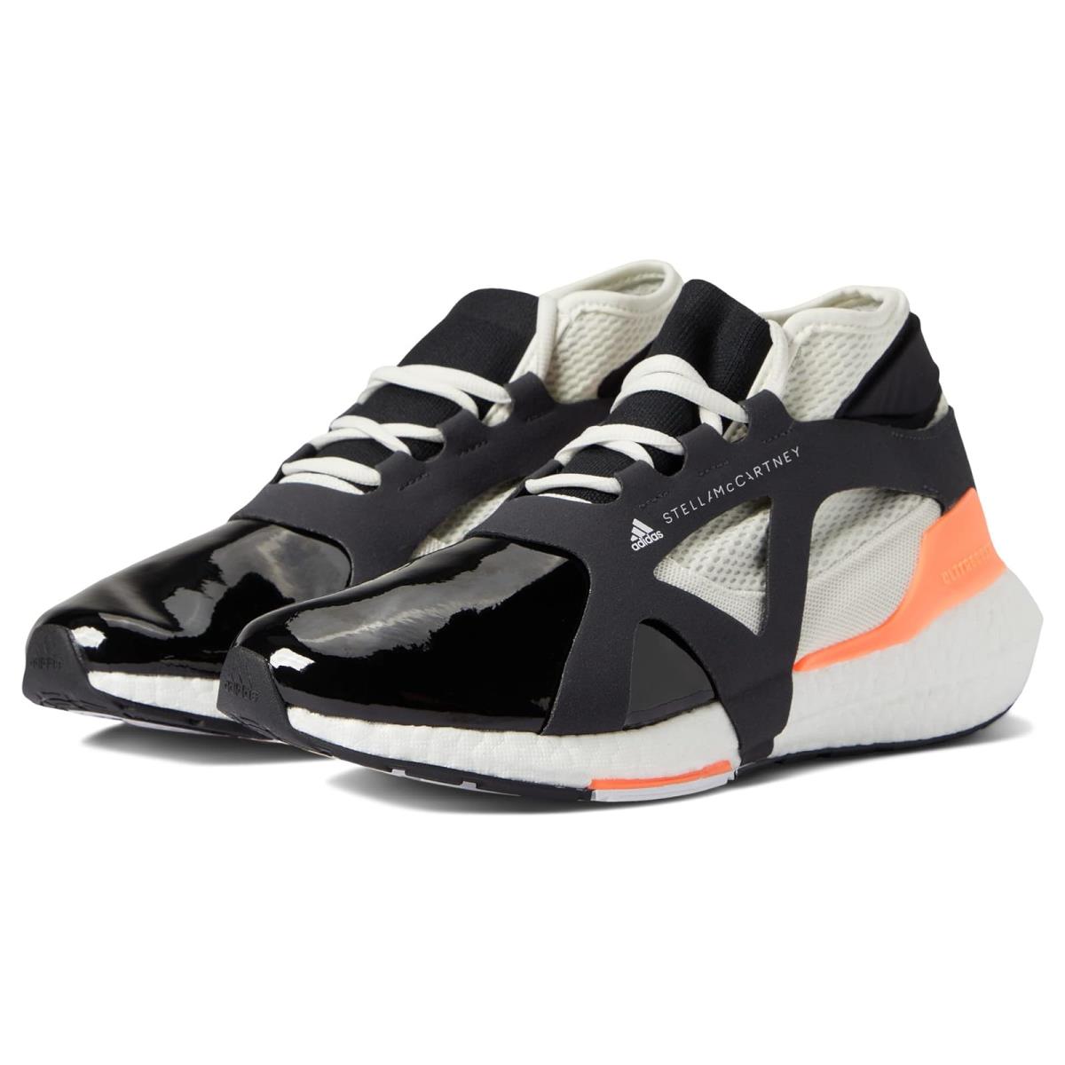 Woman`s Sneakers Athletic Shoes Adidas by Stella Mccartney Ultraboost 21 Core Black/Footwear White/Beam Orange