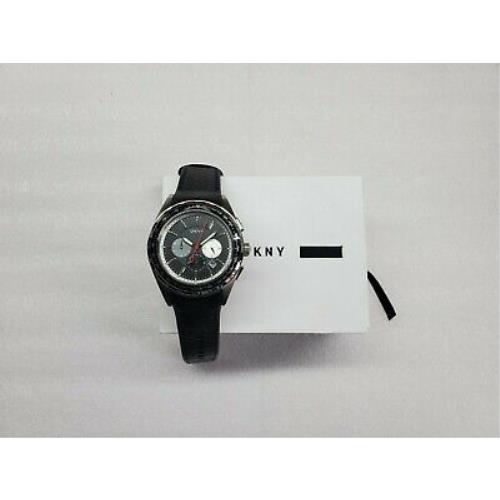 DKNY watch  - Black Dial, Black Band, Black Bezel