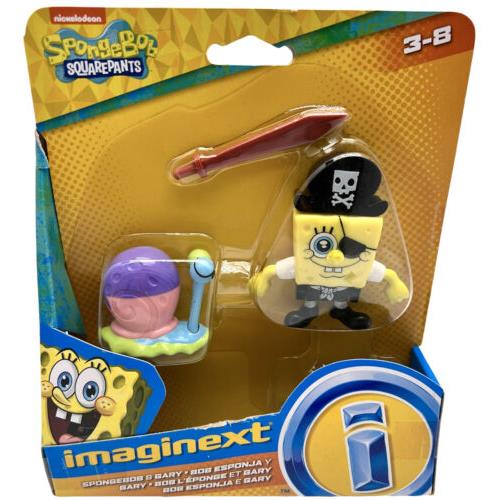 Spongebob Squarepants Action Figure 2 Pack Imaginext Pirate Spongebob Gary
