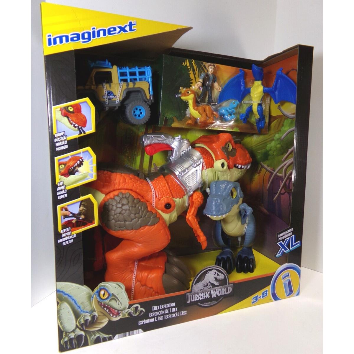 Fisher Imaginext Jurassic World Park Dominion T Rex Expedition A 080922WBIG