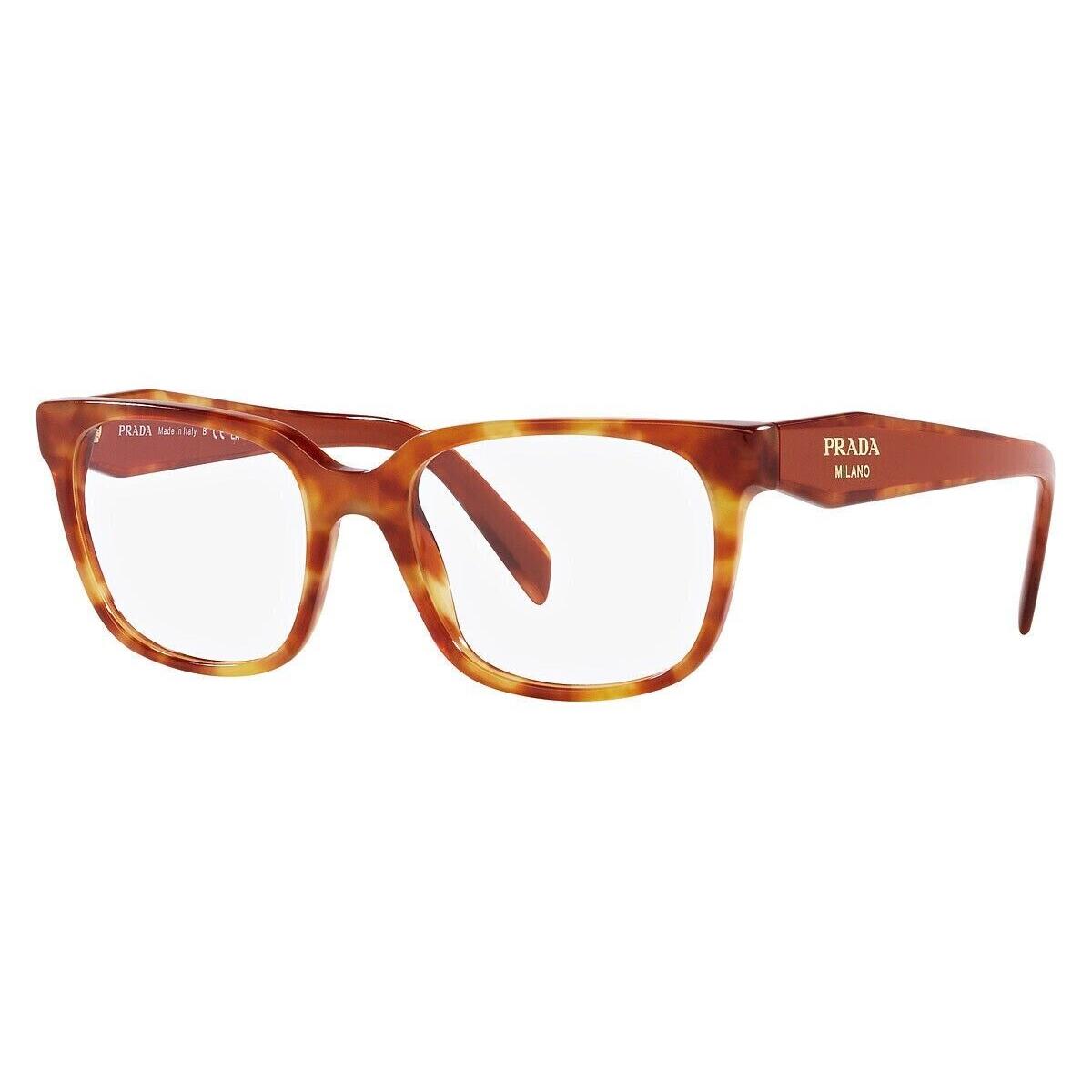 Prada Women`s Fashion PR-17ZV-4BW1O1-52 52mm Havana Clear Opticals - Frame: Brown, Lens: No Color, Other Frame: Havana Clear