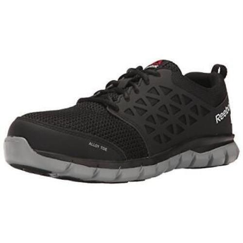 Reebok Work Men`s Sublite Work RB4443 Industrial and Construction Shoe Black - BLACK