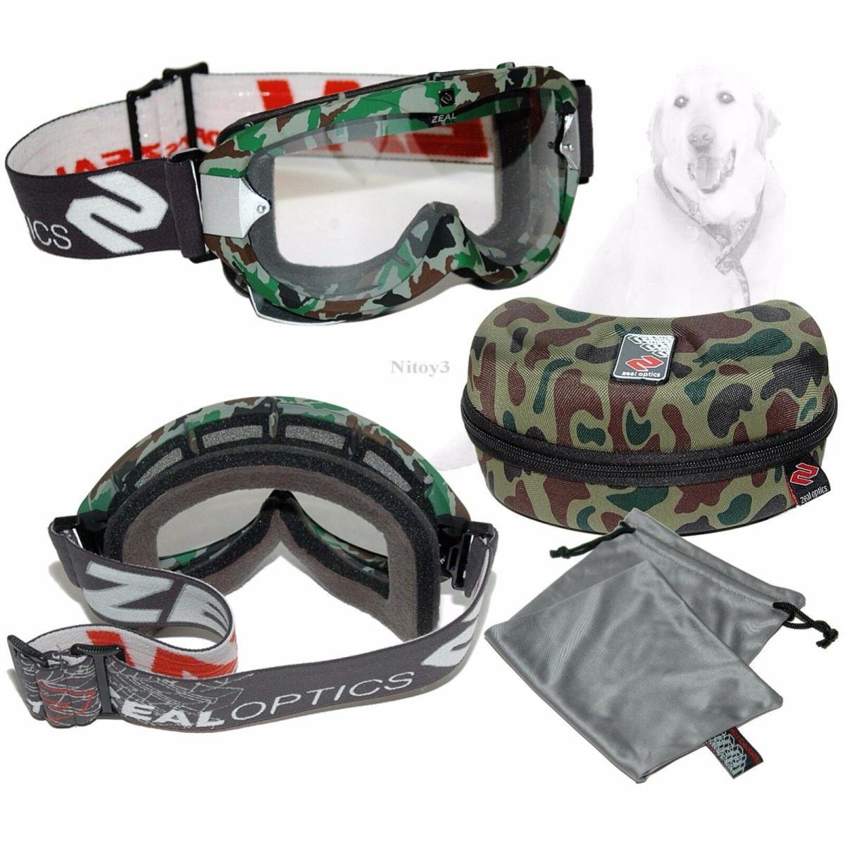 Zeal Optics Link Motocross Goggles No Fog Lens-uv Protection Unisex One Size