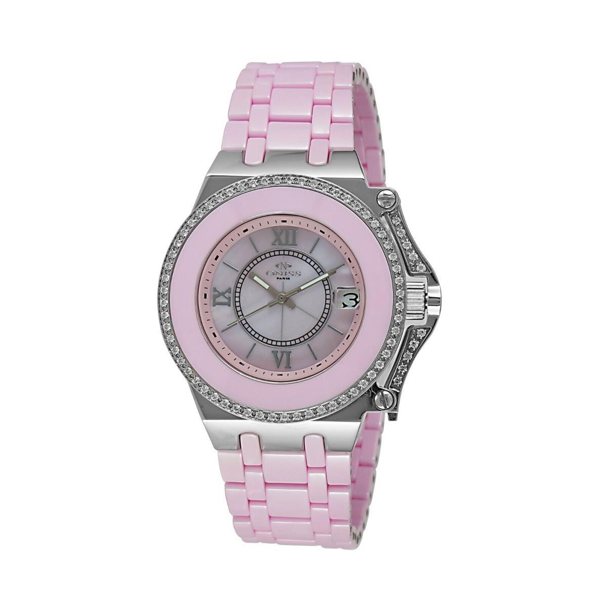Oniss Pink Mother of Pearl Watch