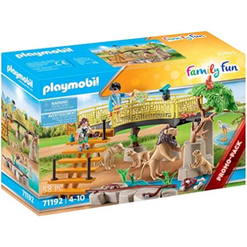 Playmobil 71192 Family Fun Outdoor Lion Enclosure Mib/new