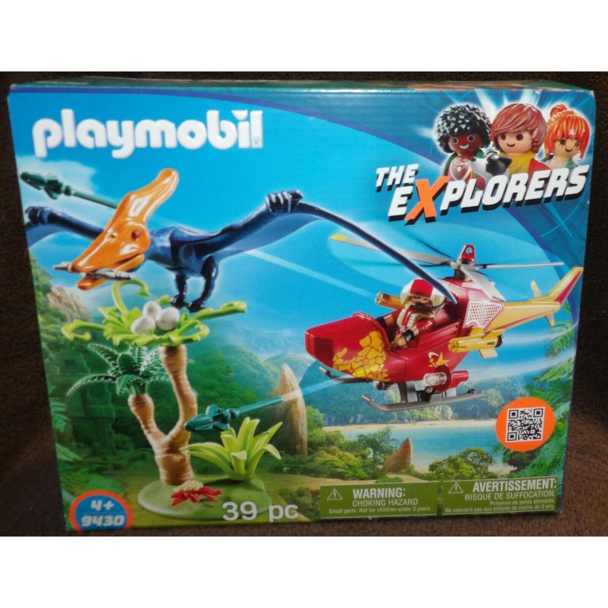 Playmobil The Explorers 2018 Adventure Copter with Pterodacytl 9430