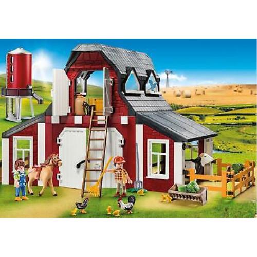 Playmobil 9315 Barn with Silo