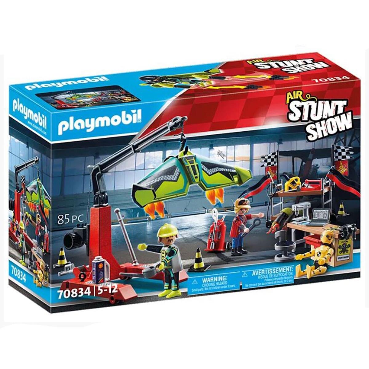 Playmobil Air Stunt Show Service Station Building Set 70834 IN Stock