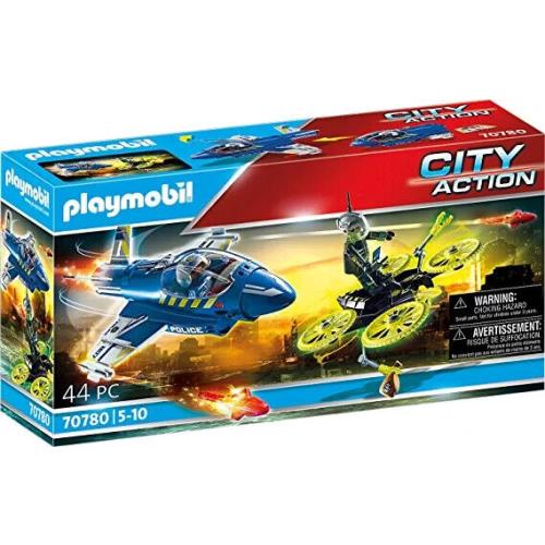 Playmobil City Action Police Jet with Drone - Set 70780
