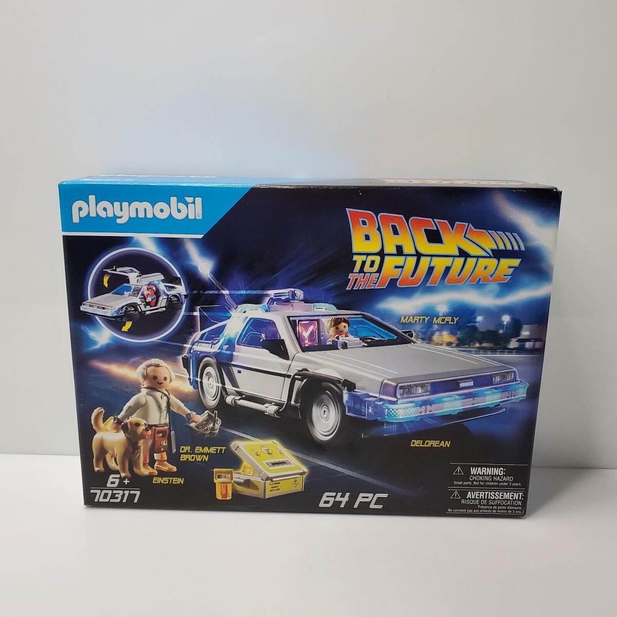 Playmobil 70317 Back To The Future Delorean Set